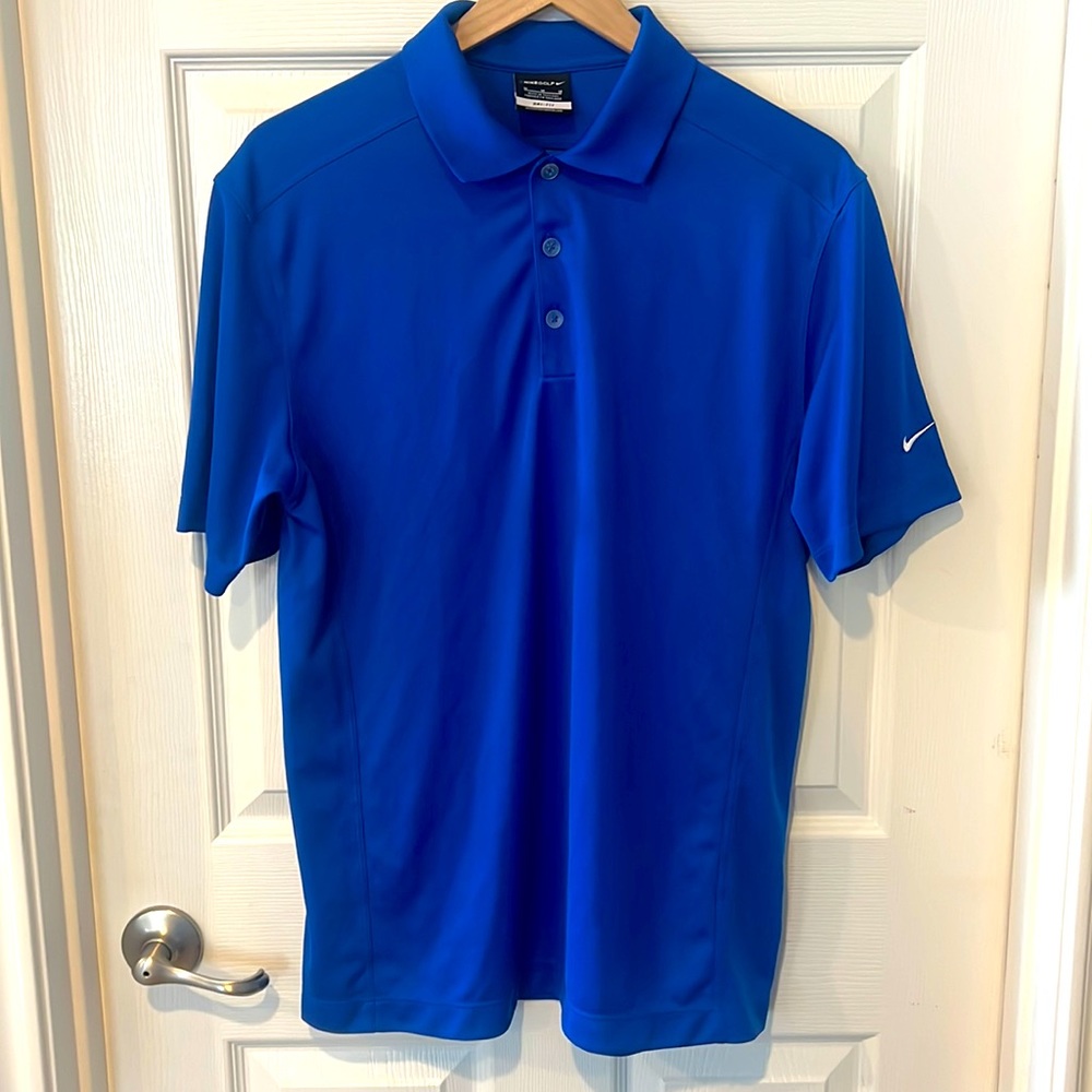 Nike Golf Dri-Fit Polo Royal Blue Med Mens